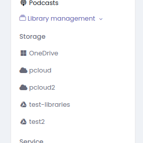 How to access your storage